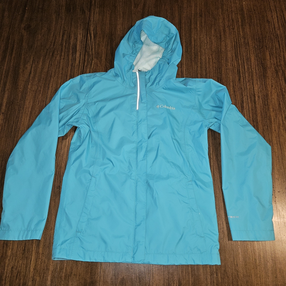 Columbia Blue Kids Raincoat